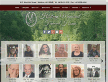 Tablet Screenshot of heritagememorialfh.com